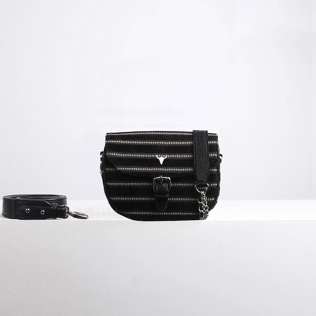 SAC XS DEAN - VELOURS NOIR