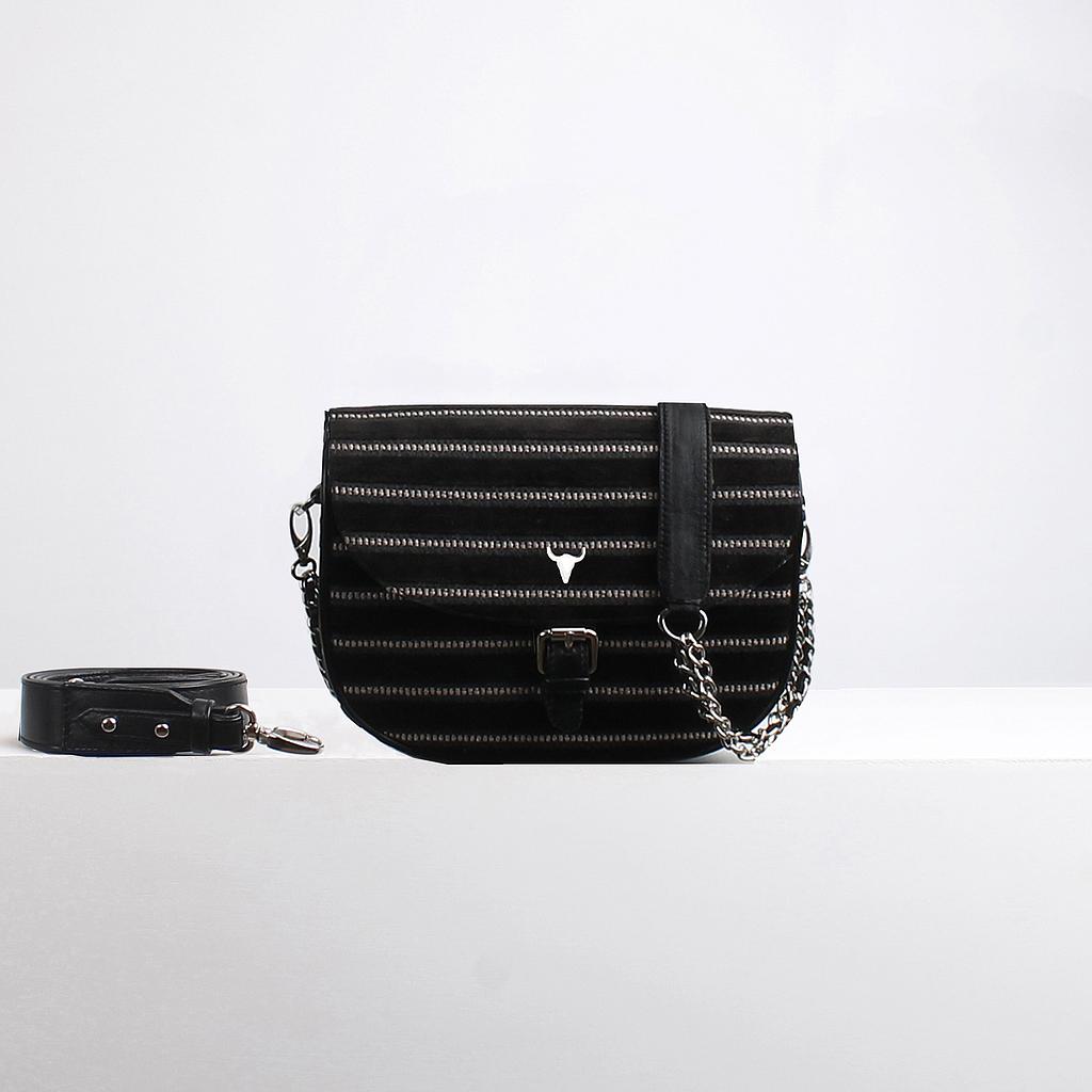 SAC DEAN - VELOURS NOIR