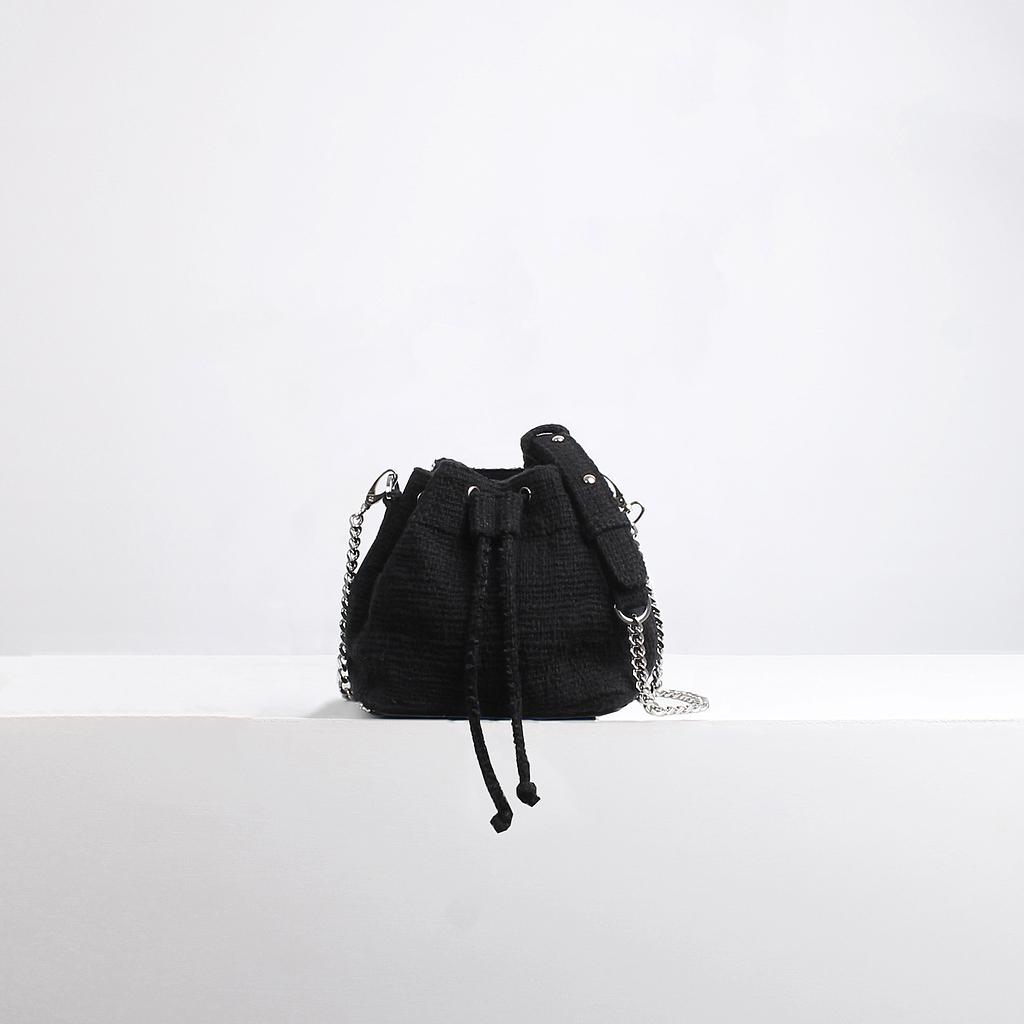 SAC XS CARA - TISSÉ NOIR