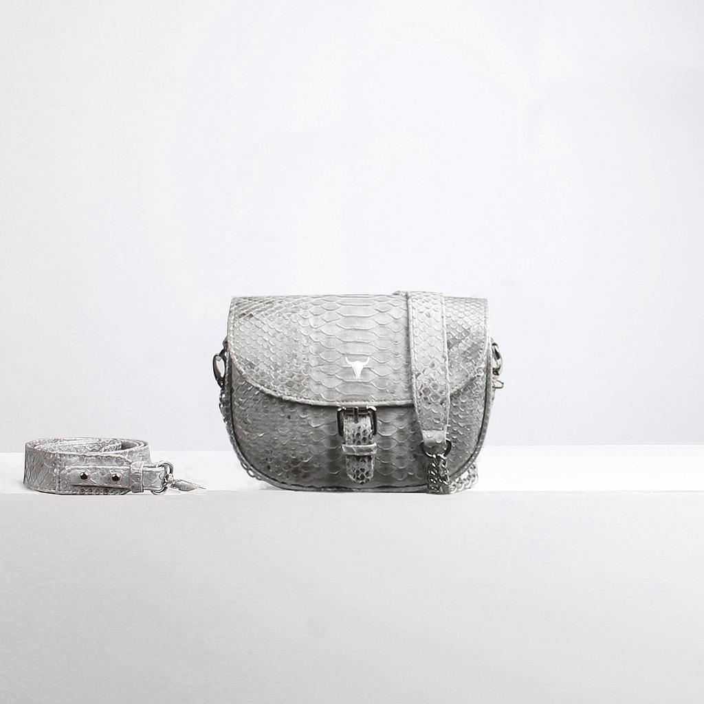SAC XS DEAN - PYTHON NATURAL SILVER