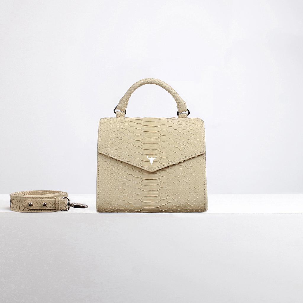 SAC XS JOÉ - PYTHON BEIGE