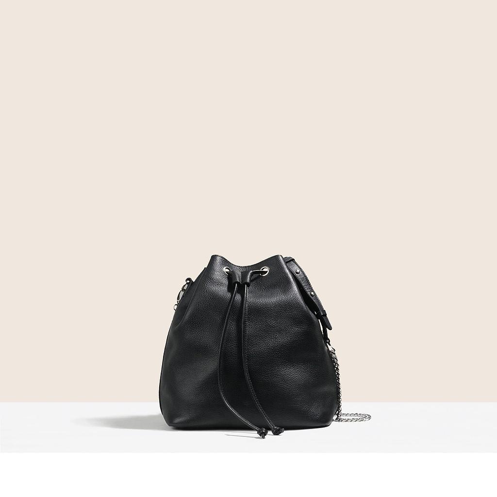 SAC PAULETTE - CUIR NOIR