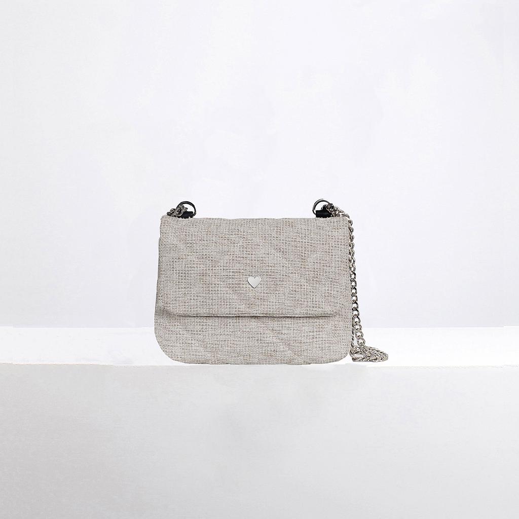 SAC MINI CAPRI - TWEED BEIGE
