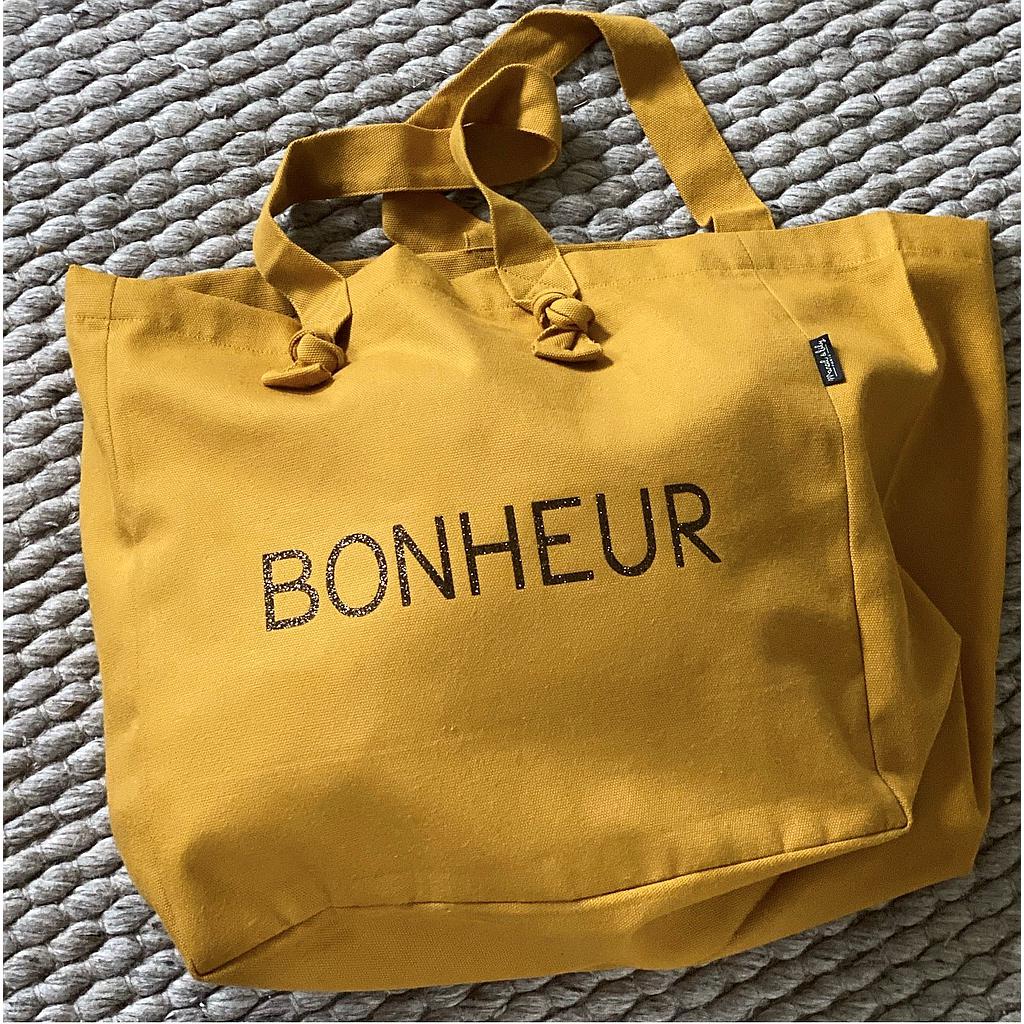 Cabas Lily  moutarde  Bonheur