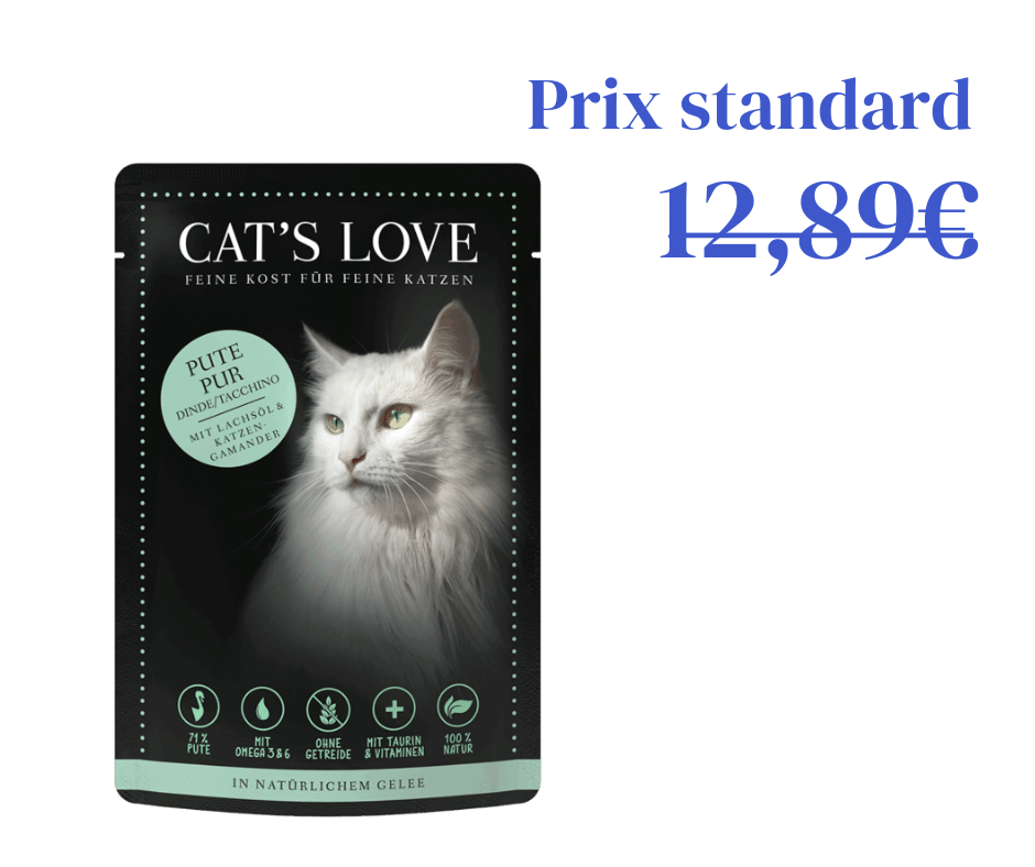 Pâtée Naturelle pour Chat - Pure Dinde