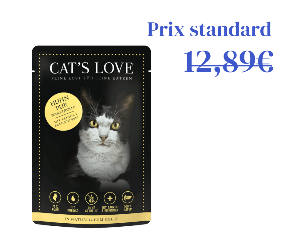 Pâtée Naturelle pour Chat - Pur Poulet
