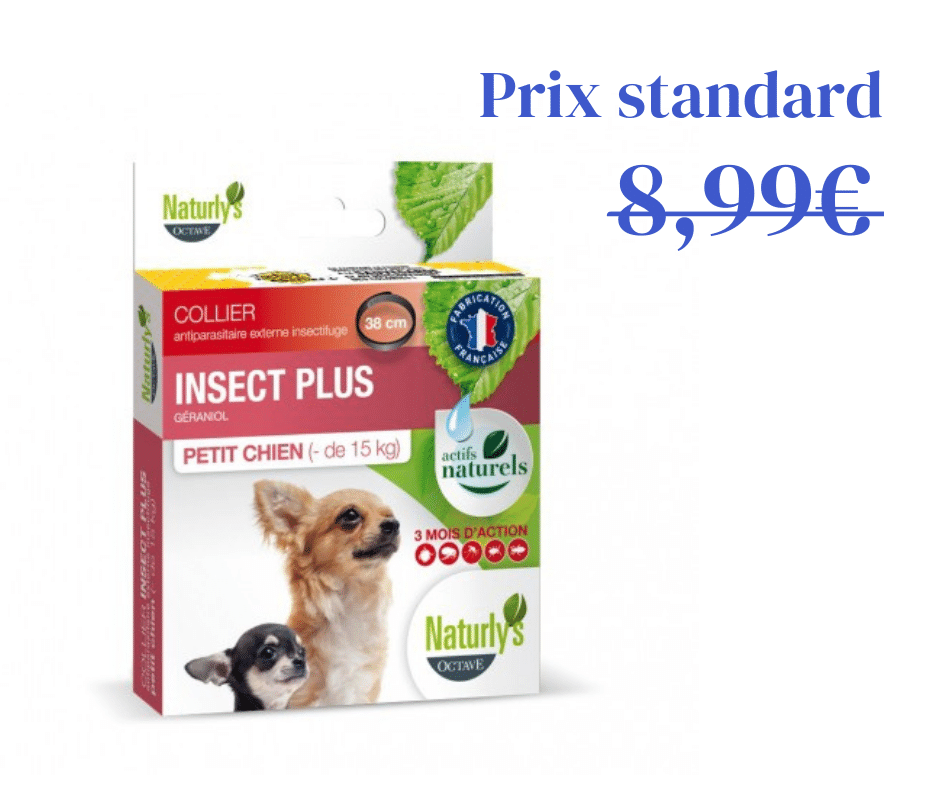 Collier Antiparasitaire Insect Plus - Petit chien (-15kg)