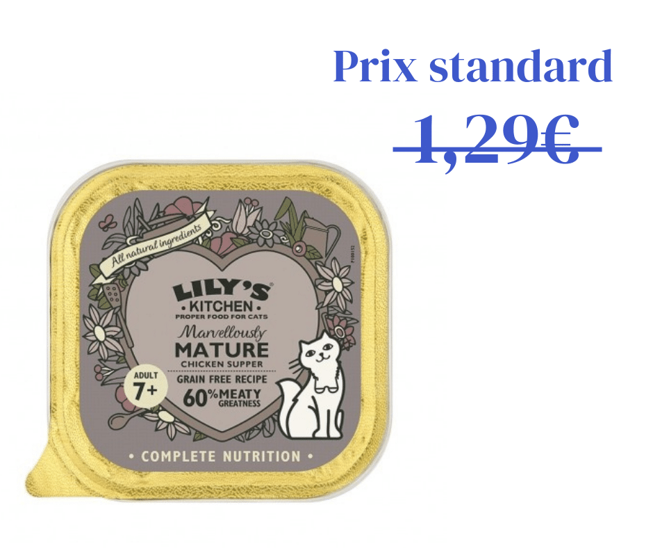 Pâtée - Festin au Poulet pour chat senior 85g