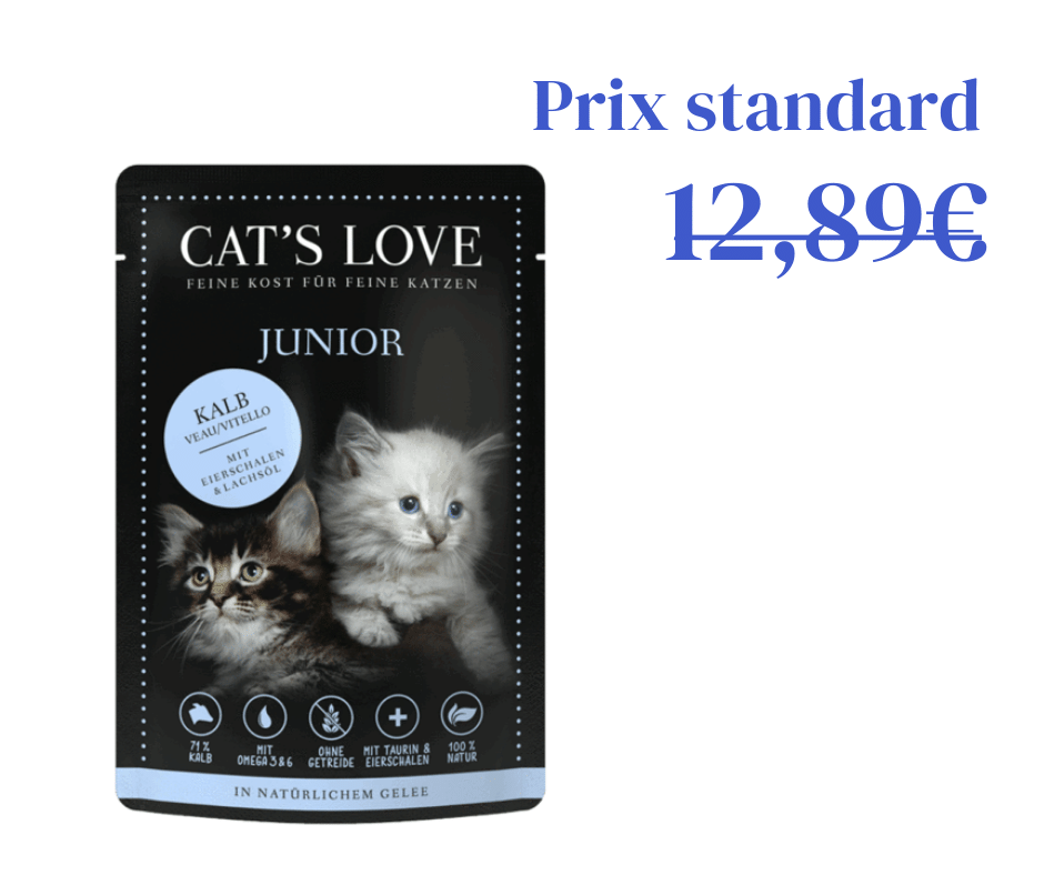 Pâtée Junior Naturelle pour Chaton - Veau