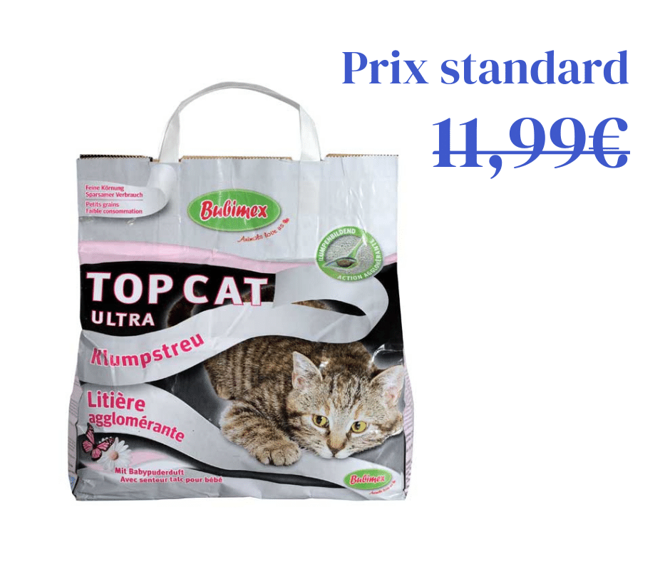 Litière Agglomérante Top Cat - 5kg