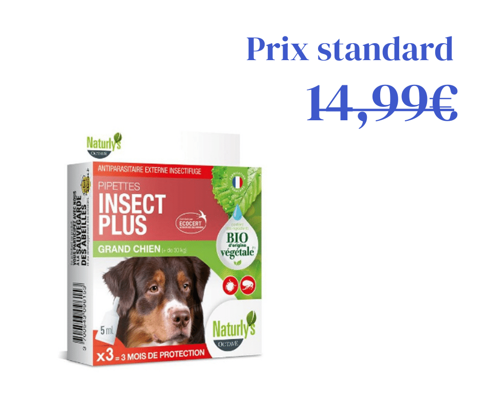 Pipettes antiparasitaires Bio et Naturelles - Grand chien