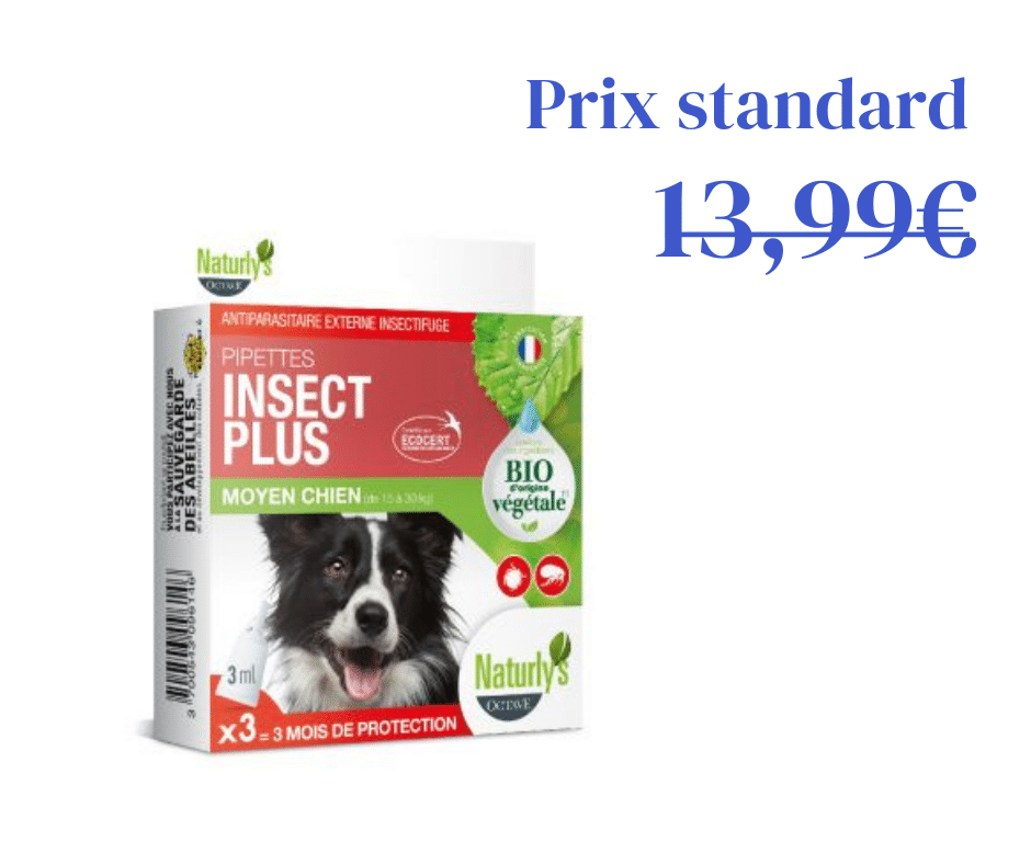 Pipettes antiparasitaires Bio et Naturelles - Moyen chien