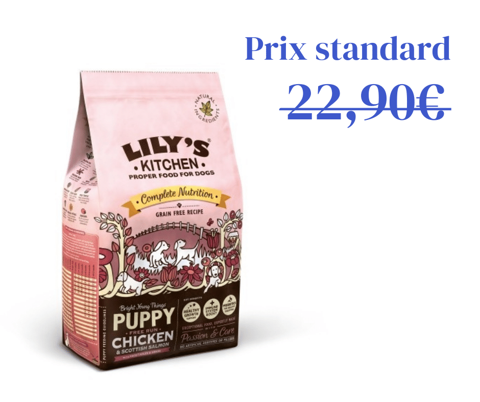 Croquettes Poulet et Saumon pour Chiot 2,5kg