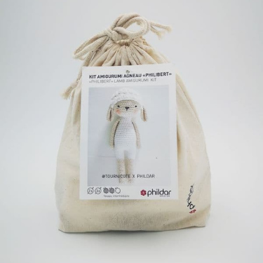 Kit DIY Amigurumi Crochet- Agneau Philibert - Phildar