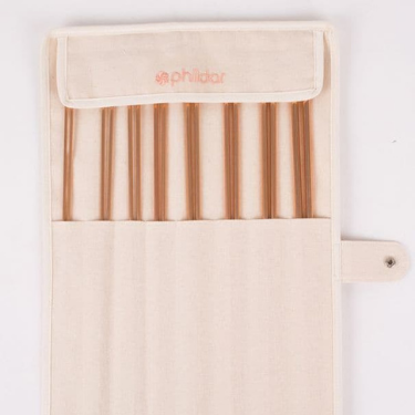 Kit Paires Aiguilles Phildar - Set Aiguilles Droites 40cm Rose Gold