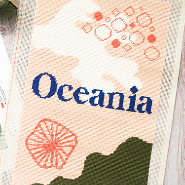 Kit broderie We are Knitters Petit Point Oceania