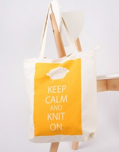 Sac tricot Jaune Sheepbag - Phildar