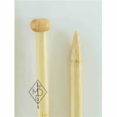 Aiguilles à tricoter en bambou 35 cm 10 mm- Bohin