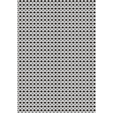 Papier de soie Clairefontaine - 4 feuilles - boules noires et argent