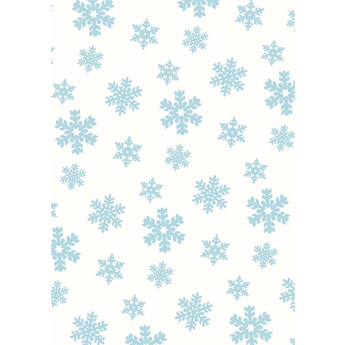 Papier de soie Clairefontaine - 4 feuilles - flocons bleus