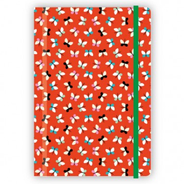 Cahier Papillons Rouge - Fifi Mandirac