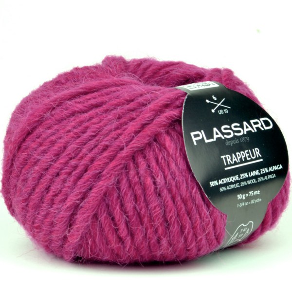 Laine Plassard - Trappeur - Fuschia