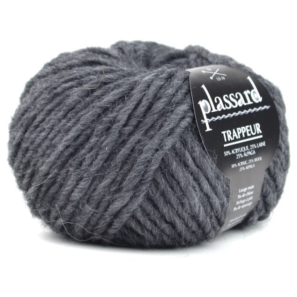 Laine Plassard - Trappeur - Gris Foncé