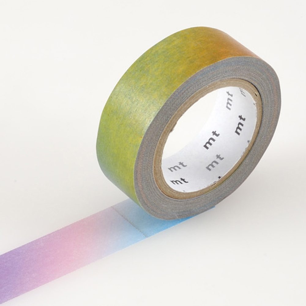 Masking Tape Dégradé multicolore - 1,5 cm x 10 m