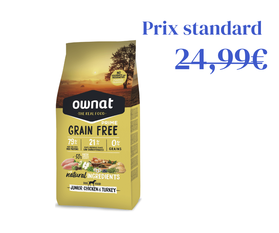 Grain Free Prime Junior Poulet et Dinde pour chiot - 3kg