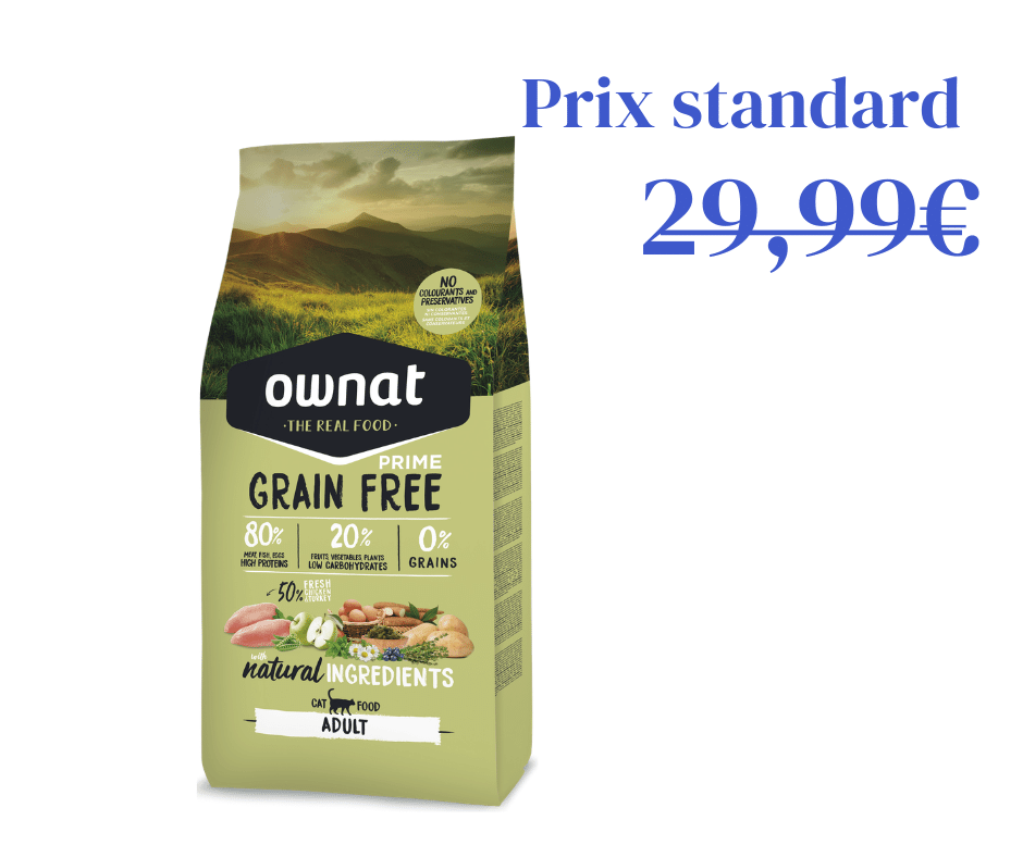 Grain Free Prime Poulet Dinde pour chat adulte - 3kg