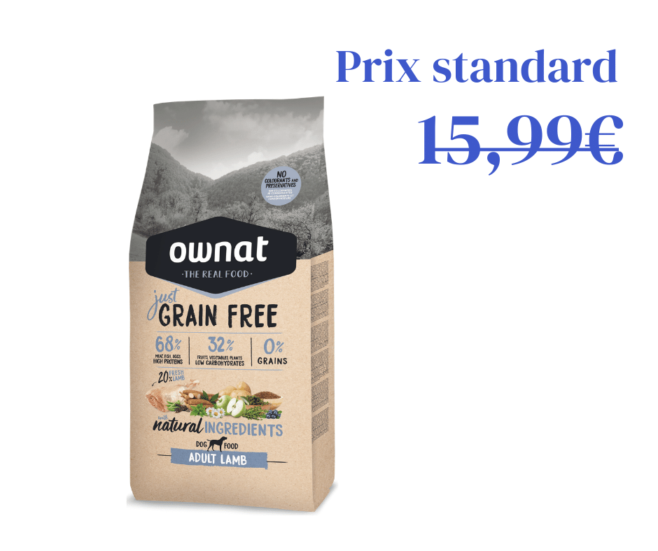 Just Grain Free Adulte Agneau pour chien - 3kg