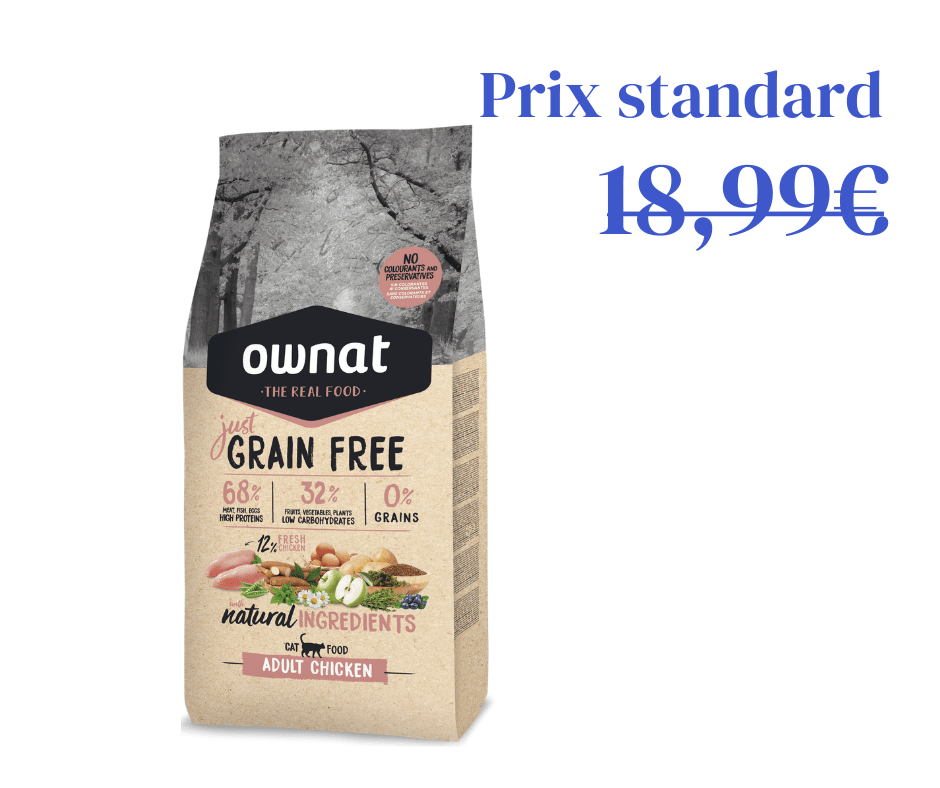 Just Grain Free Adulte au Poulet pour chat - 3kg