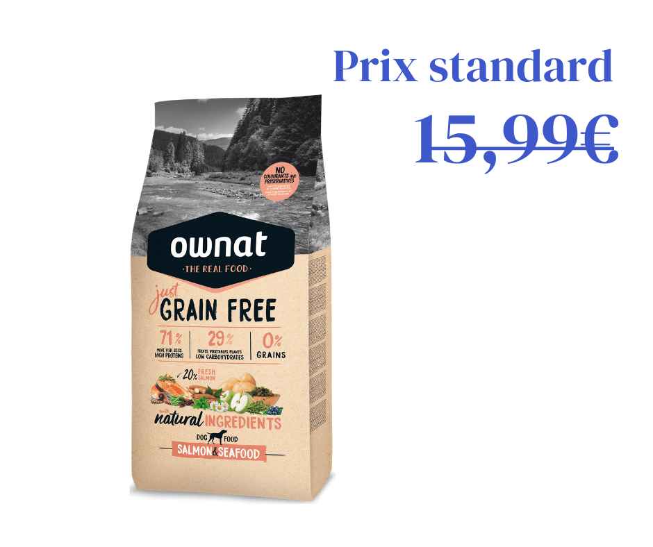 Just Grain Free au Saumon &amp; Poisson pour chien - 3kg