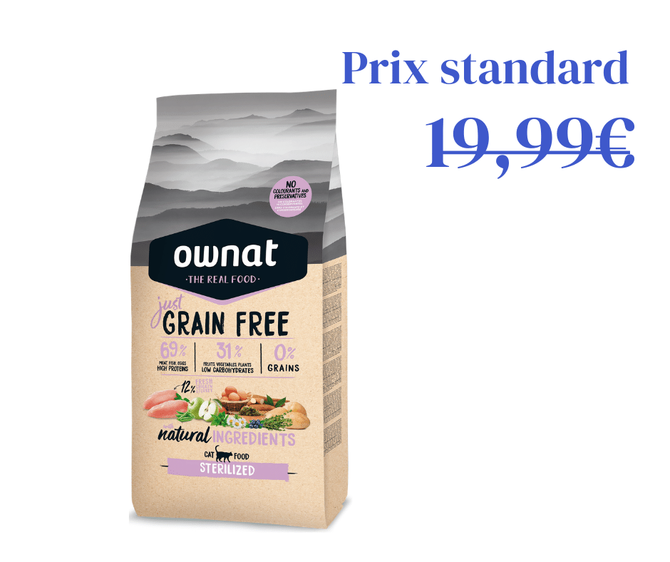 Just Grain Free Sterilized Poulet et Dinde pour chat - 3kg