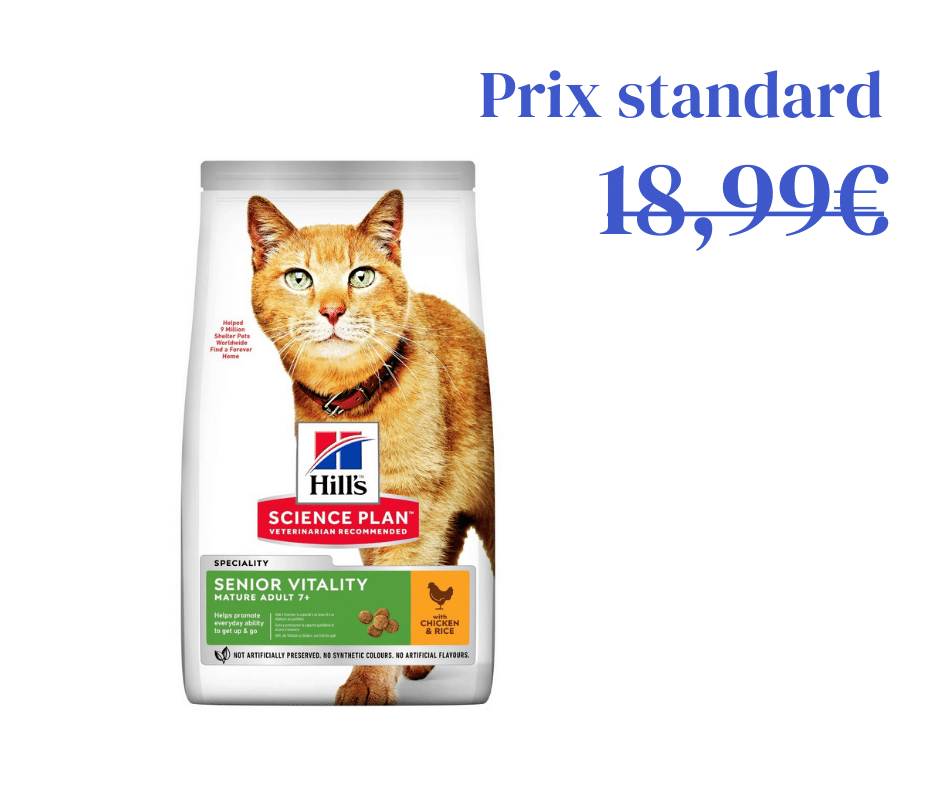 Poulet &amp; Riz pour Chat Senior