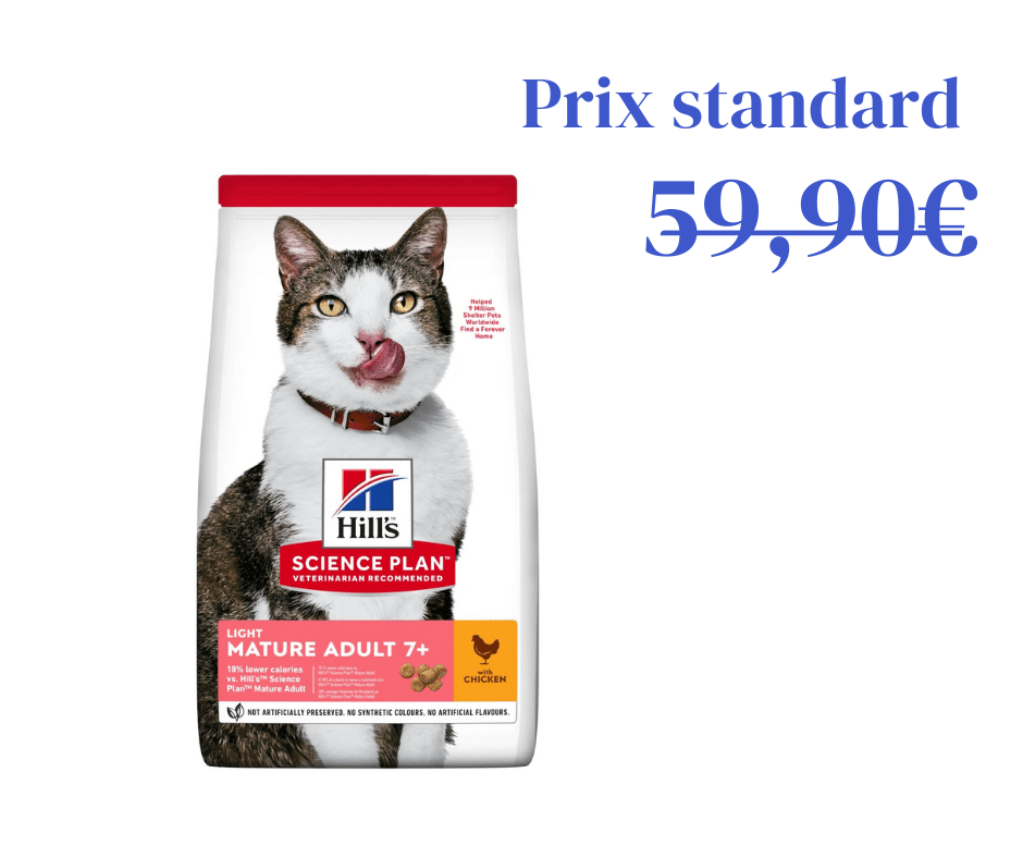Poulet Light pour Chat Mature