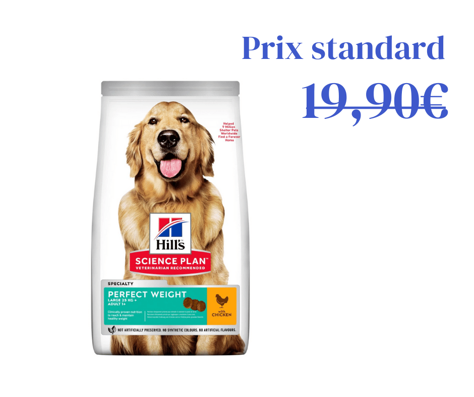 Poulet Poids Idéal pour Chien Adulte de Grande Taille