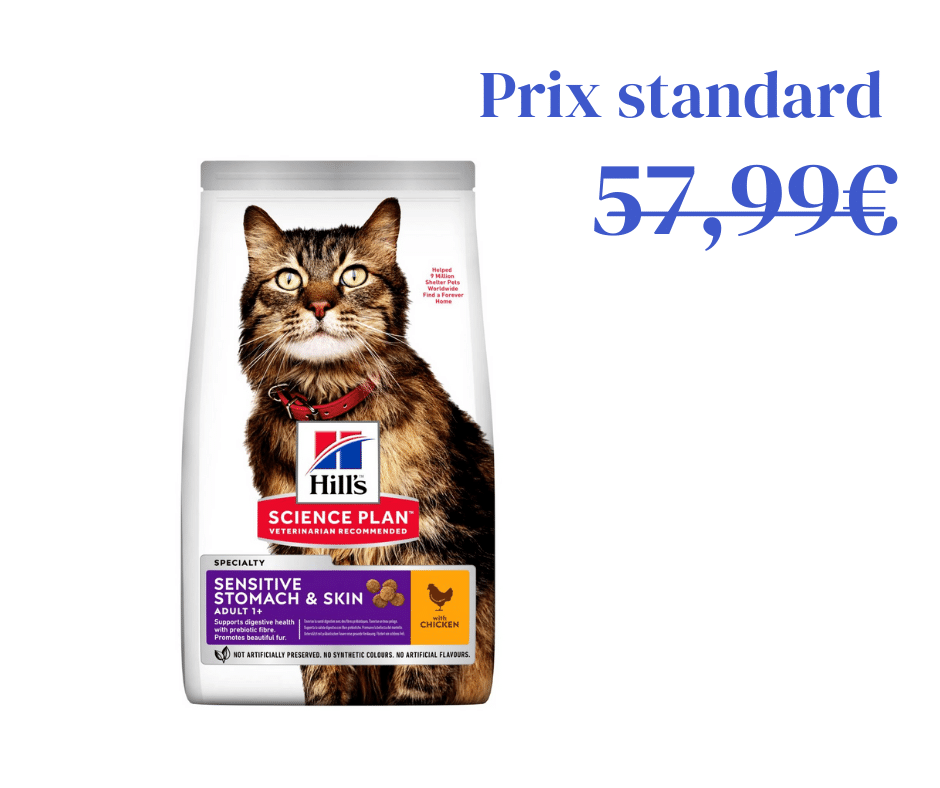 Poulet Sensibilité Estomac &amp; Peau pour Chat Adulte