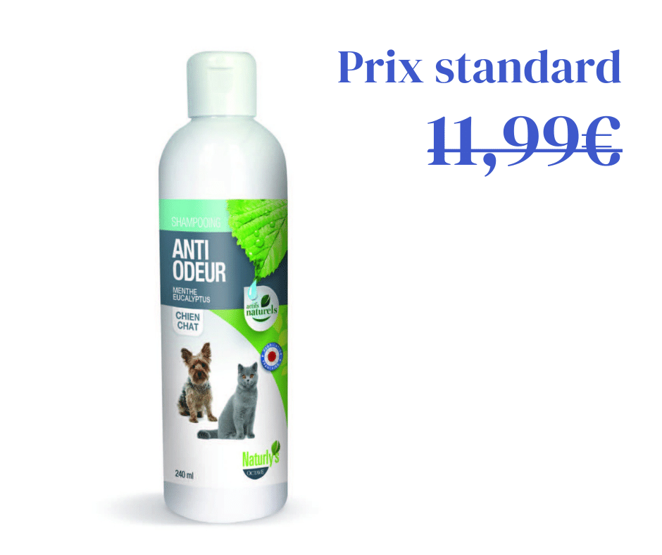 Shampooing Anti-odeurs Bio et Naturel pour chiens et chats