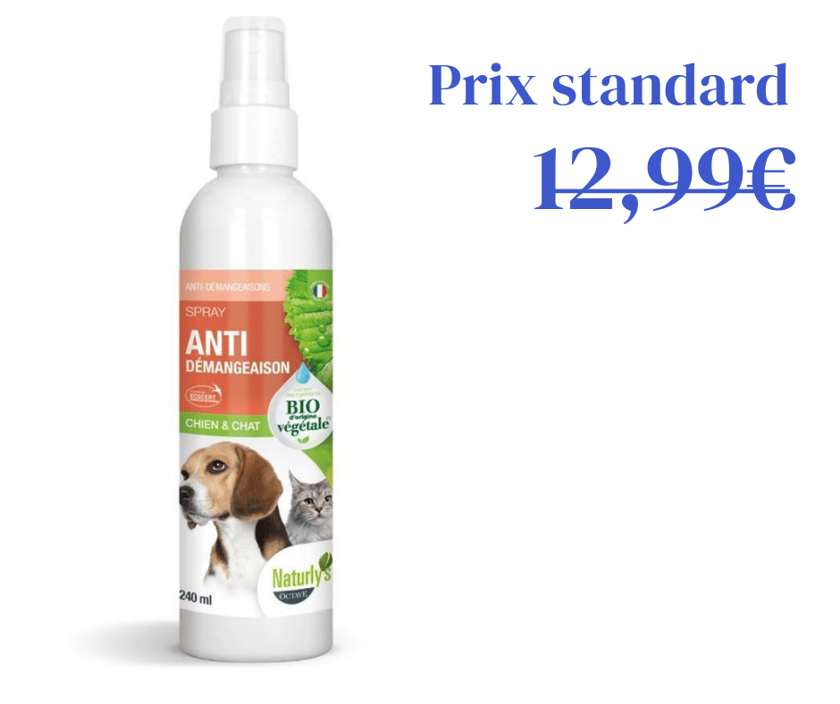 Spray Anti-démangeaisons Bio et Naturel pour chiens et chats
