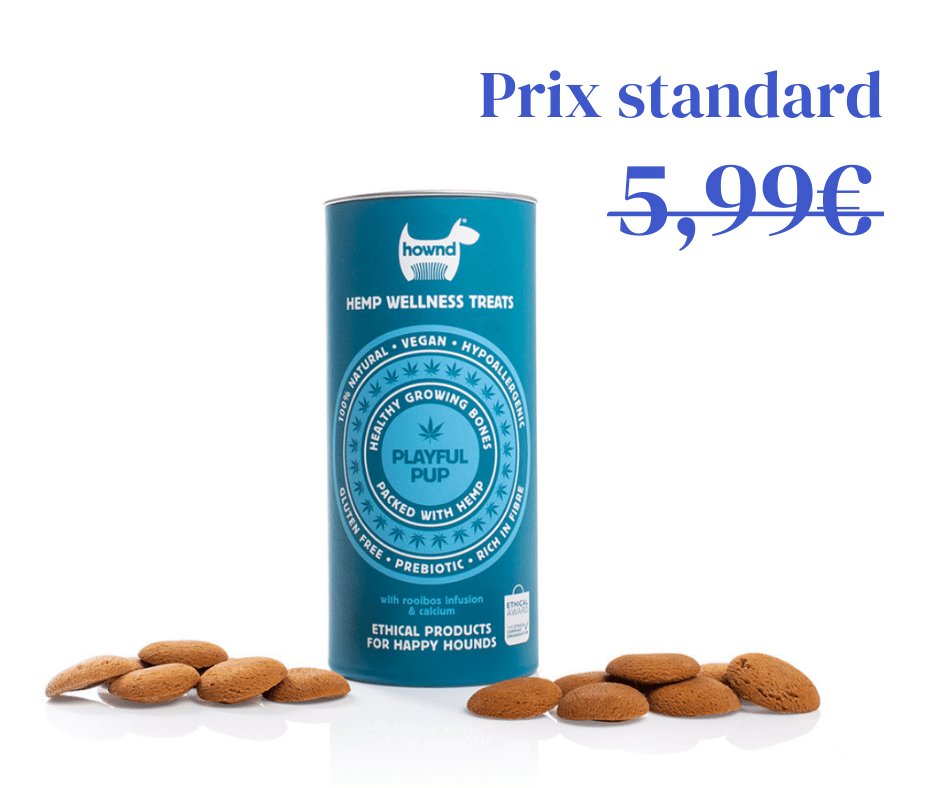 Biscuits Playful Pup au Chanvre - Chiot 130g