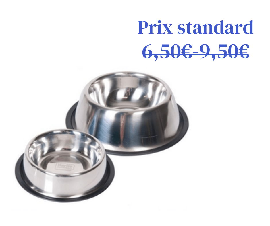 Gamelle en Inox Anti-Dérapante