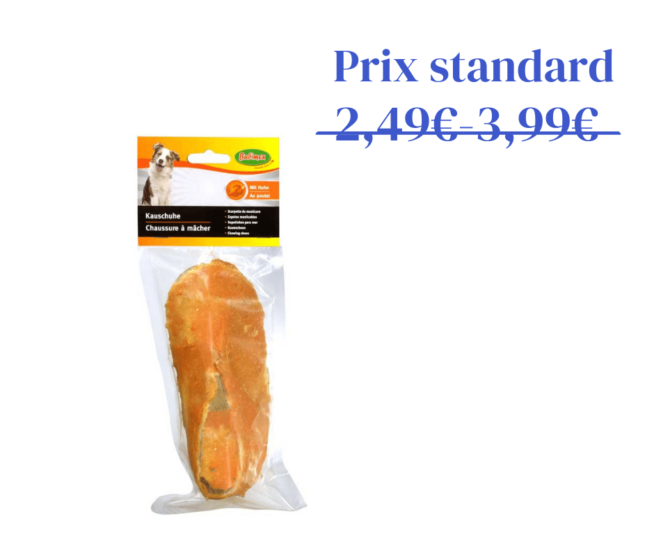 Chaussures à mâcher au Poulet - 3 formats