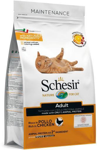 SCHESIR Maintenance au Poulet - pour Chat Adulte - 10kg