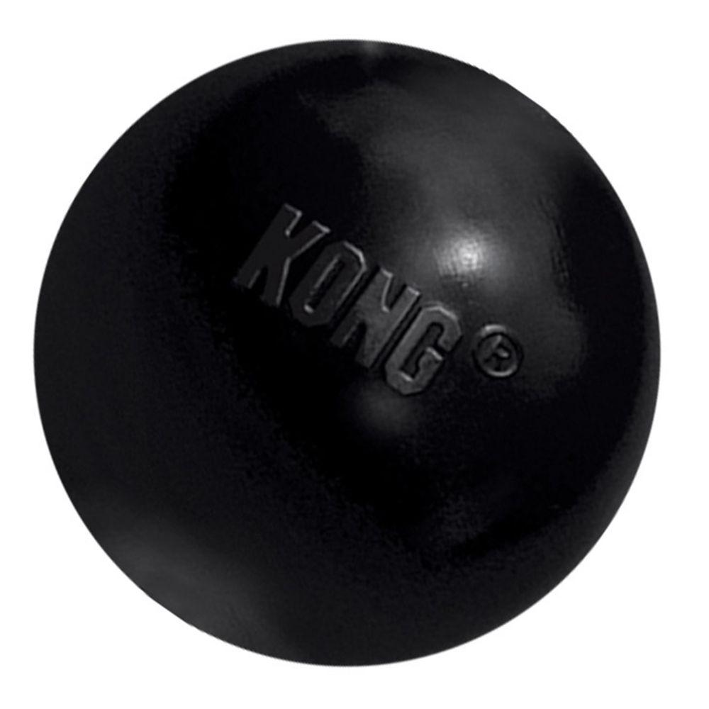 Kong Ball Extrême - Balle Rebondissante pour Chien - Spécial Machoires Robustes - 2 formats