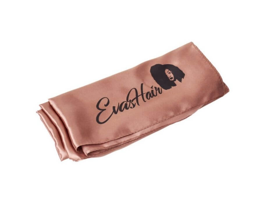 Foulard en satin doré Evashair
