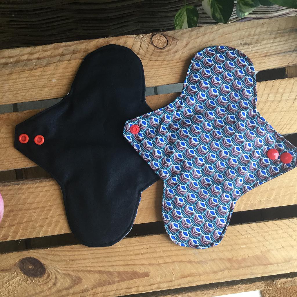 Serviette hygiènique lavable taille 3 Jour Maman cactus