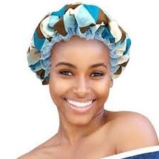 Bonnet chauffant 100% naturel aux graines de lin Ebell's Paris bleu