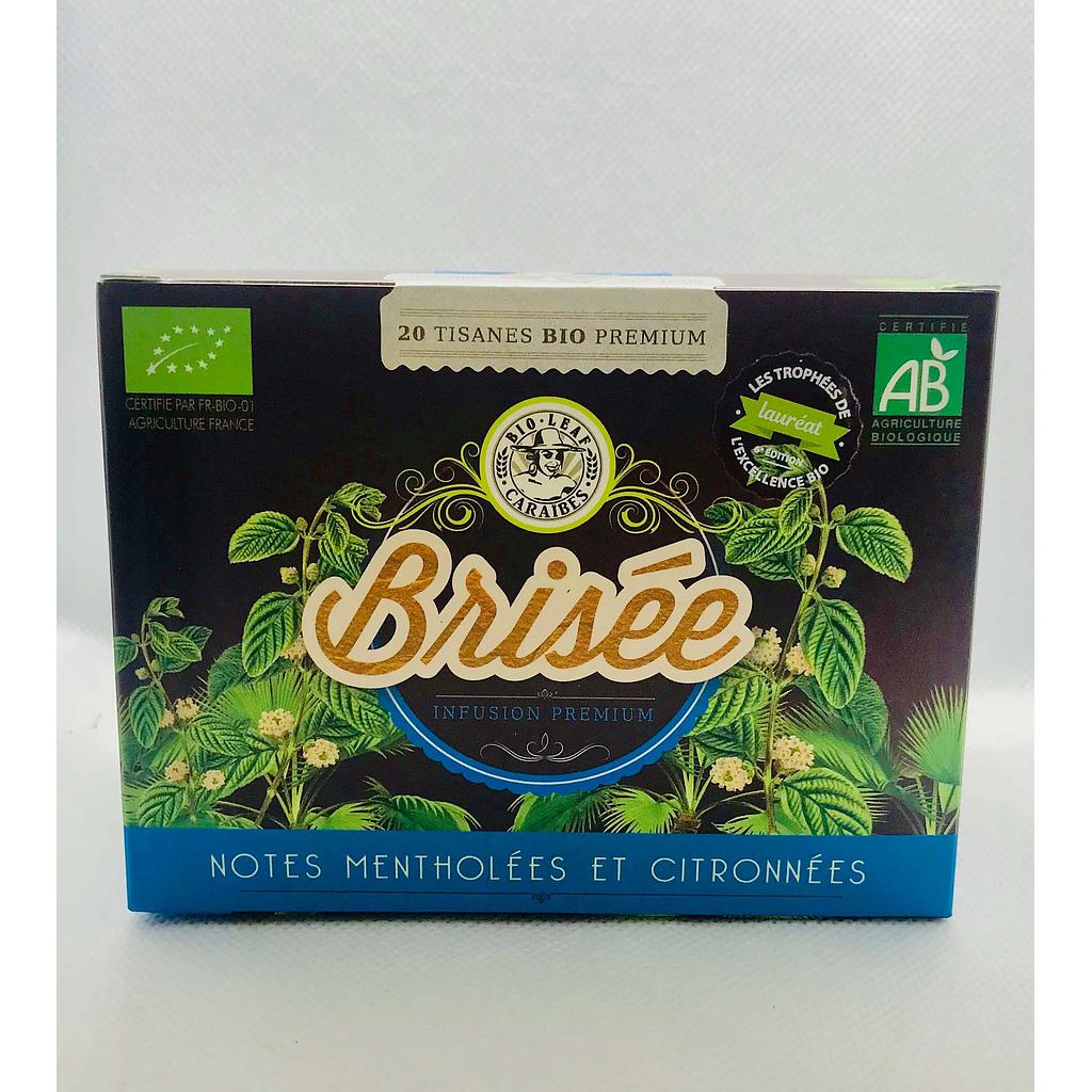 Tisane Bio Brisée 20 sachets herboristerie créole