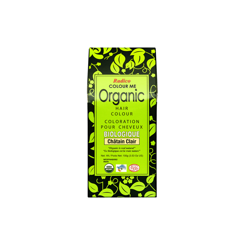 Coloration végétale Bio Châtain Clair (100g)  Radico color me